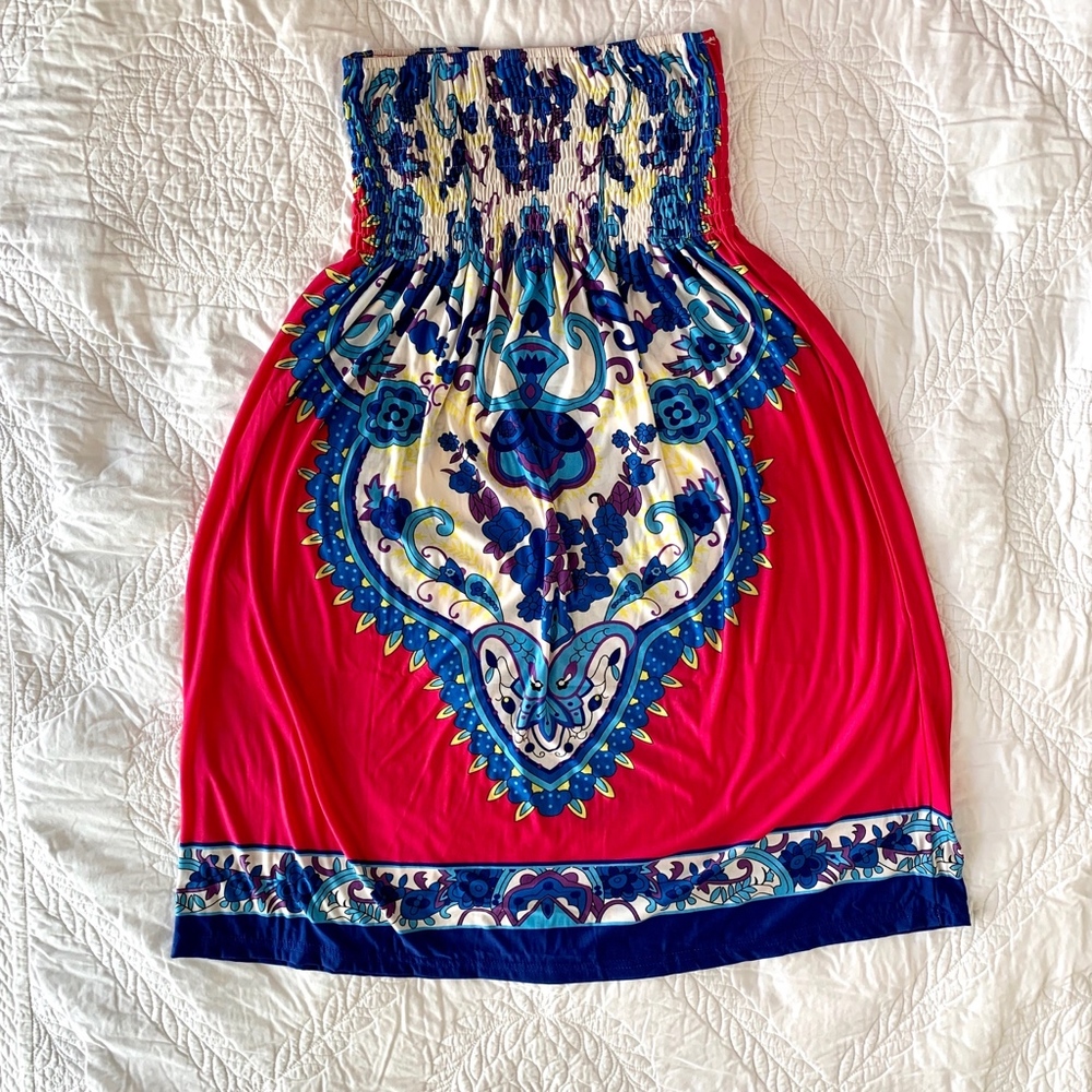 SUMMER BEACH WRAPPED TUBE STRAPLESS SEXY DRESS - Picture 8 of 8